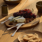 Alder Enamel Cheese Set - Cream
