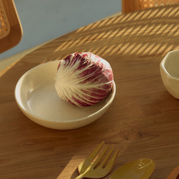 Freya Round Bowl - Cream