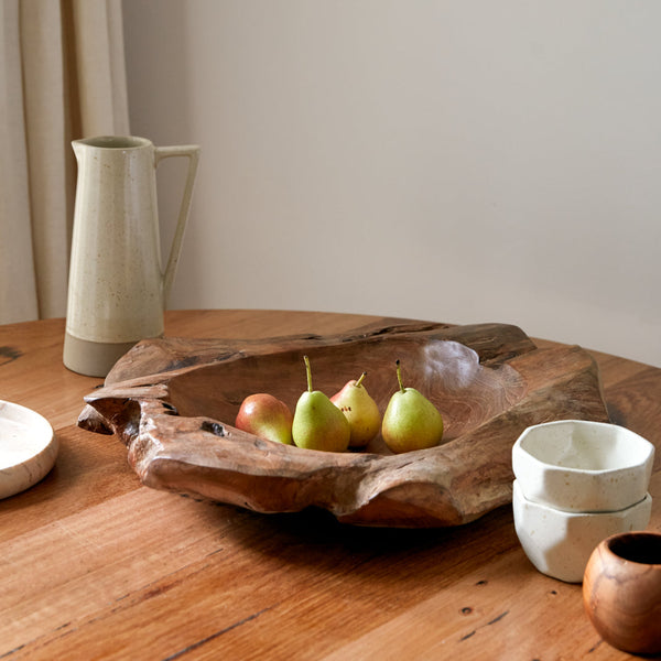 Yeira Large Teak Bowl