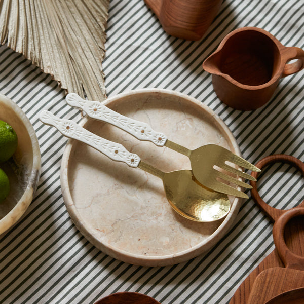 Hana Resin Salad Servers