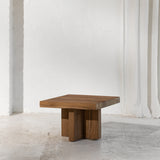 Ines Rustic Finish Squared-off Coffee Table