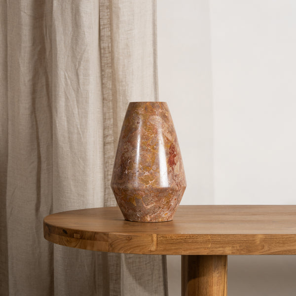 Kalini Rosso Marble Vase