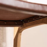 Kelile Leather Barstool