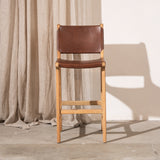 Kelile Leather Barstool