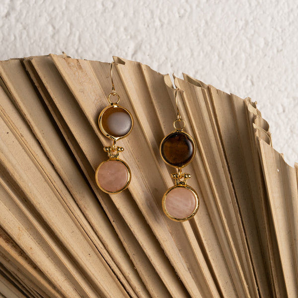 Kreo Double Drop Earrings