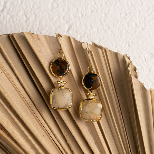 Kya Double Drop Earrings