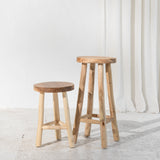 Lale Rustic Milking Stool - 46cm