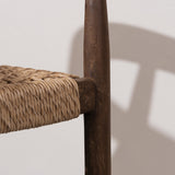 Larah Barstool Walnut - Viro Rope