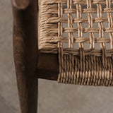 Larah Barstool Walnut - Viro Rope