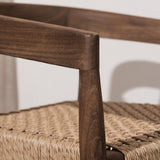 Larah Barstool Walnut - Viro Rope