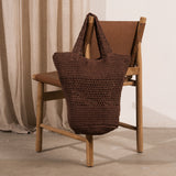 Lia Woven Bag - Chocolate