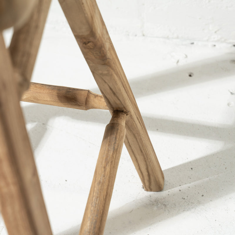 Louella Recycled Teak Barstool