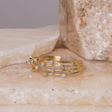 Luz Stone Cuff Bracelet