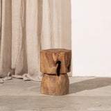 Maia Bulb Tree Stump Stool