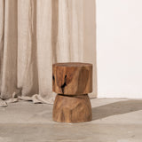 Maia Bulb Tree Stump Stool