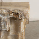 Mekhi Solid Onyx Raw Plinth