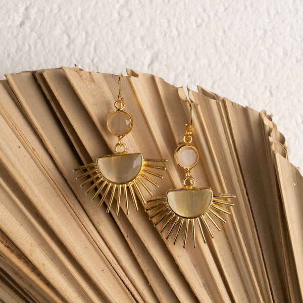 Melina Sunray Drop Earrings