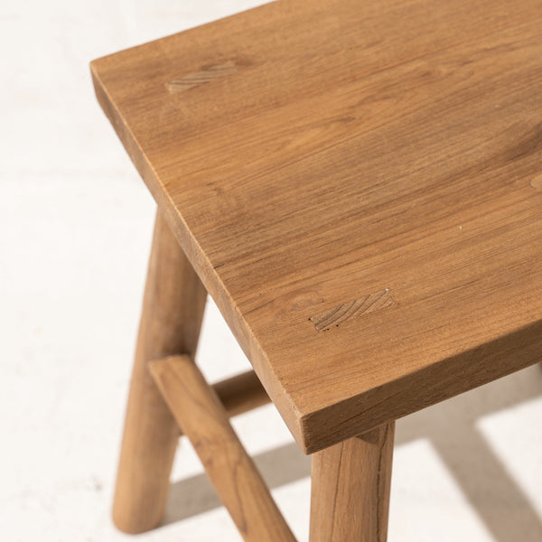 Odin Square Timber Stool