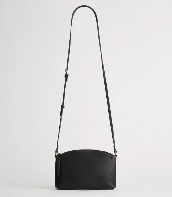 Juju Leather Cleo Crossbody Bag - Black