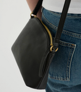 Juju Leather Cleo Crossbody Bag - Black