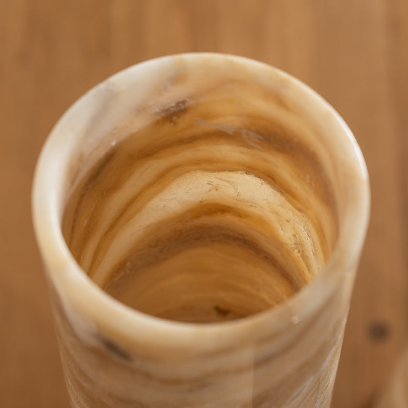 Shoda Sculptural Onyx Vases