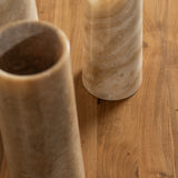 Shoda Sculptural Onyx Vases