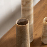 Shoda Sculptural Onyx Vases
