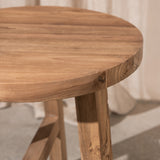 Talin Round Teak Stool