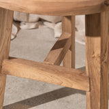 Talin Round Teak Stool