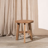 Talin Round Teak Stool