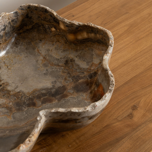 Terra Curved Edge Onyx Bowl