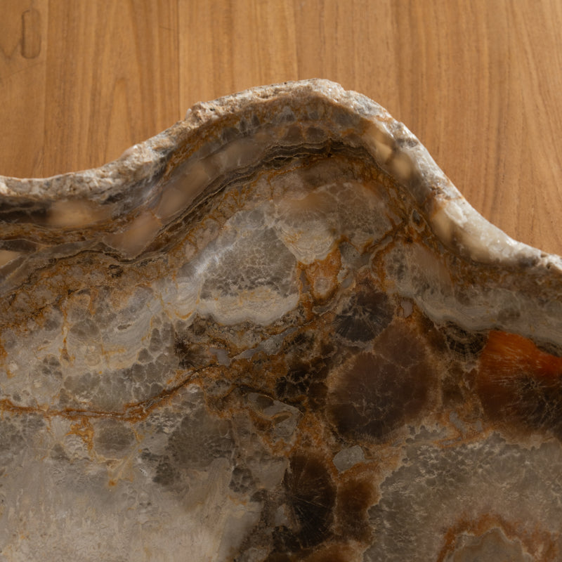 Terra Curved Edge Onyx Bowl