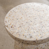 Thora Lightweight Side Table - Shell Finish