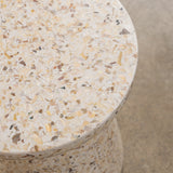 Thora Lightweight Side Table - Shell Finish