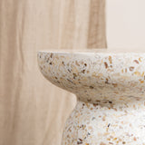 Thora Lightweight Side Table - Shell Finish