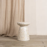 Thora Lightweight Side Table - Shell Finish
