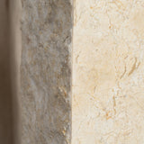 Tomi Solid Travertine Tall Plinth