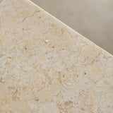 Tomi Solid Travertine Tall Plinth