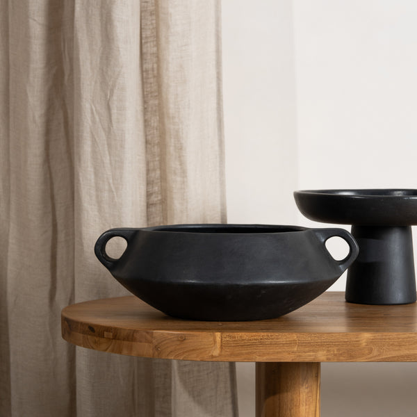 Umi Sculptural Bowl with Handles