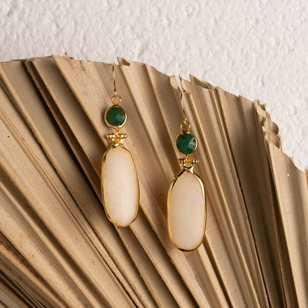 Yasmine Double Drop Earrings