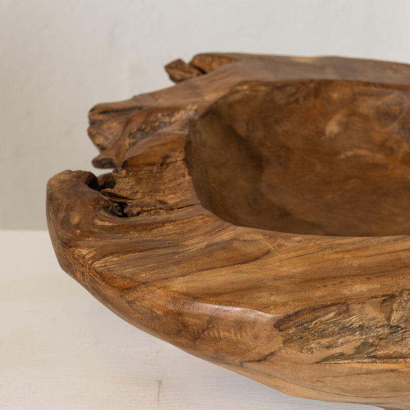 Yeira Large Teak Bowl