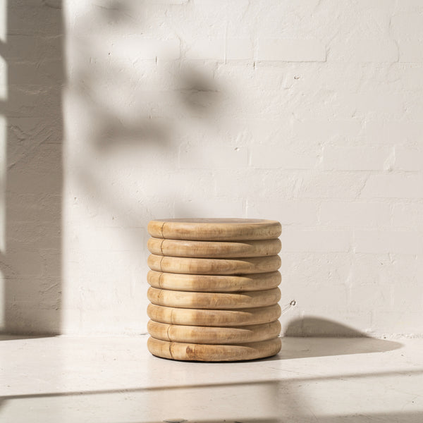 Aile Stacked Side Table - Wide