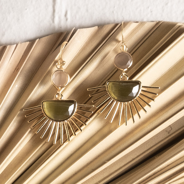 Alethia Fan Earrings