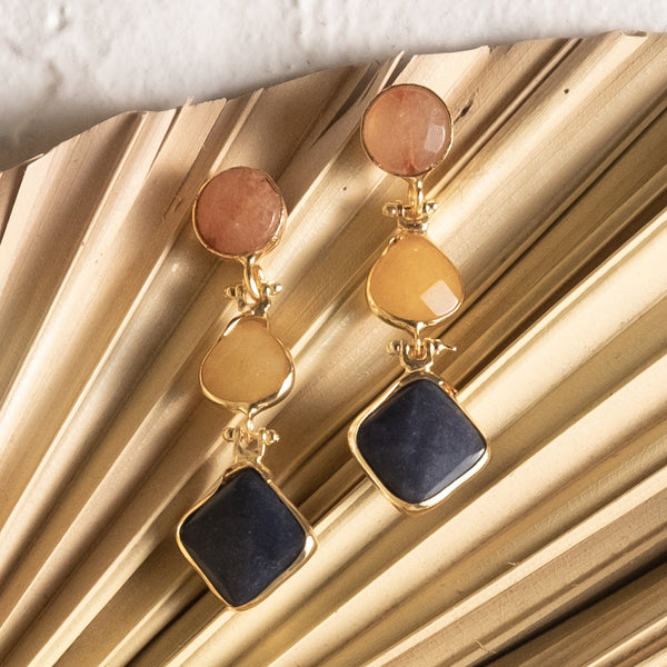 Arno Triple Drop Earrings