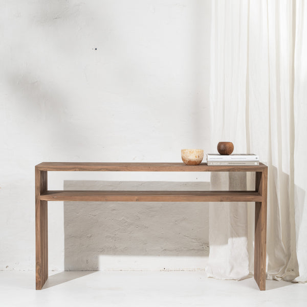 Beni Console with Shelf