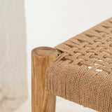 Bennu Woven Jute Bench Seat