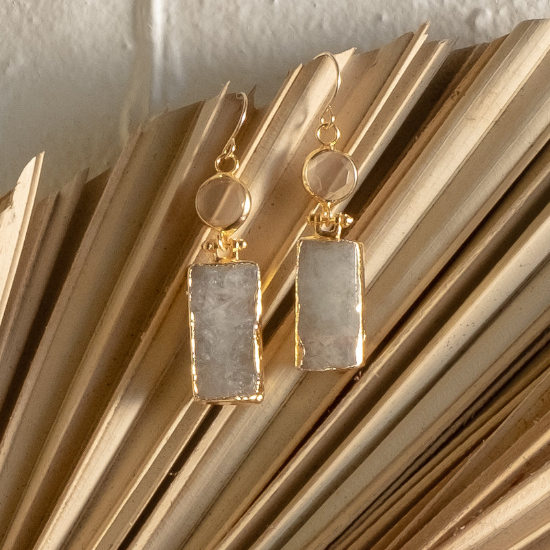 Beyza Double Drop Earrings