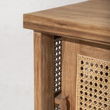 Circe Rattan Record Cabinet