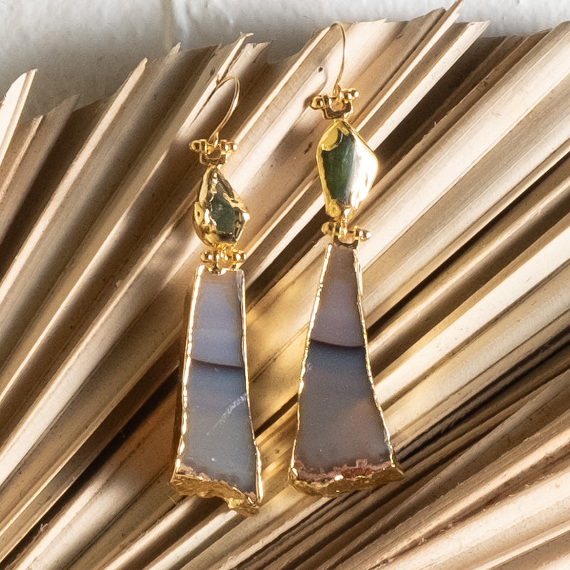 Esin Double Drop Earrings