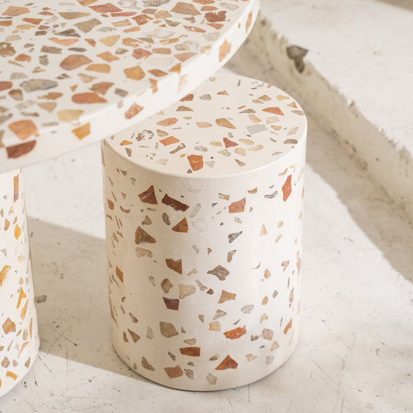 Illia Terrazzo Stool